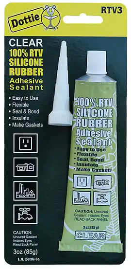 Dottie RTV3 RTV Silicone Sealant 3 oz