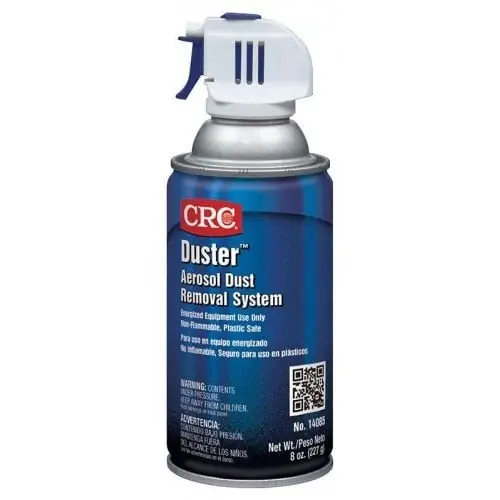 CRC 14085 Duster Non-Flammable Dust Removal System with Trigger, 12 oz Aerosol Can