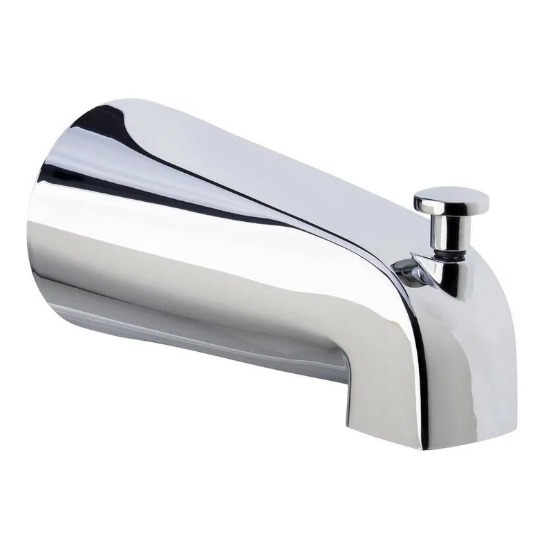 Miseno MNOTS250CP Modern Tub Spout with Integrated Diverter
