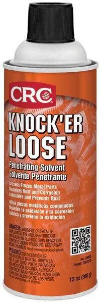 CRC 03020 Knock'er Loose Penetrating Solvent, 16 oz Aerosol Can