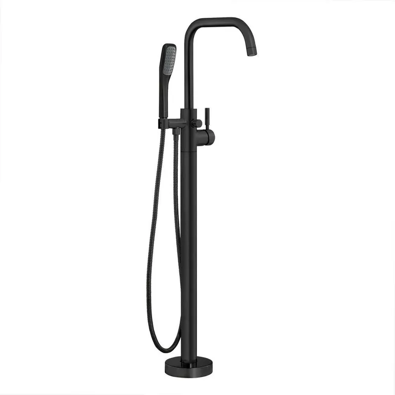 Miseno MNO194AFB Single Handle Lever Floor Mount Filler in Flat Black