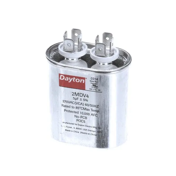 Capacitor 5UF 370V AC Replacement MPN for Delfield 6190141