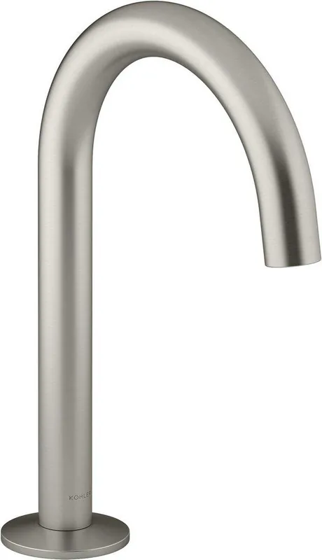 Kohler 77967-BN Components Brass Spout in Vibrant Brushed Nickel