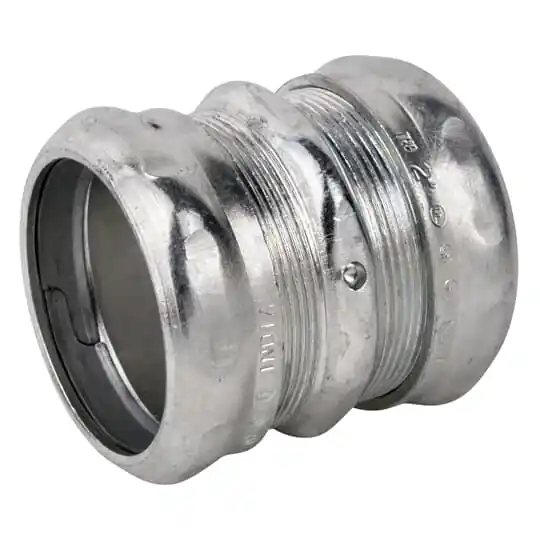 Steel City TK116A Compression Coupling 2 EMT Zinc Plated Steel