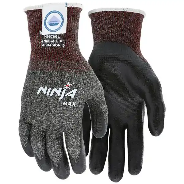 MCR Safety N9676GS Ninja Max Cut Resistant Gloves - Size Small