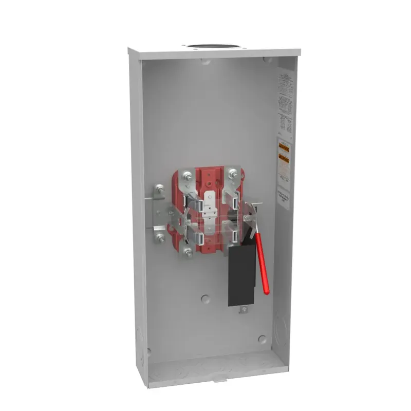 Milbank U4363-R 4-Terminal Meter Mounting Equipment without Lug, 320A