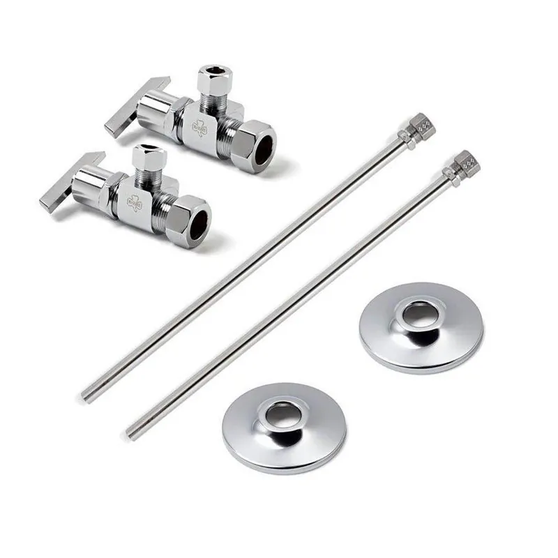 McGuire LFH2165CCLK Sink 1/2 x 3/8 in x 2-3/4 in Supply Kit in Chrome Plated