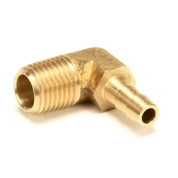 Brass Elbow 1/4 Hose Barb X 1/4 Male NPT AT0P-2628-1 for Accutemp