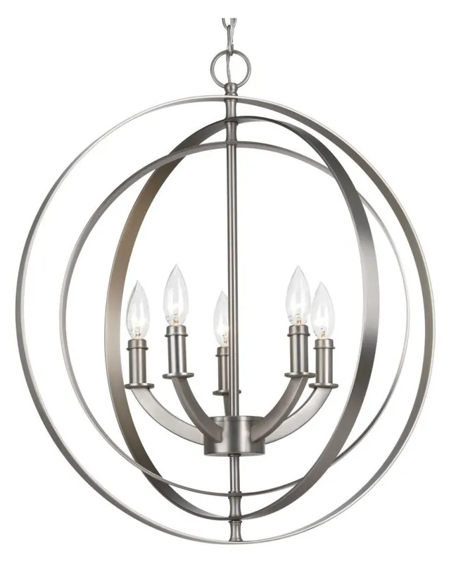 Progress Lighting P3841-126 Equinox 60W 5-Light Foyer Light