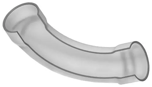 PVC DWV 3706-060LSF Long Sweep 90 Elbow