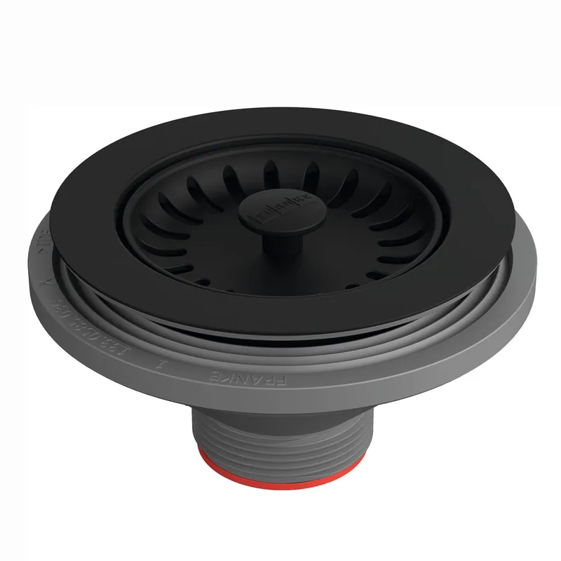 Franke 900-MBK Franke Colorline Sink Strainer Assembly - Matte Black