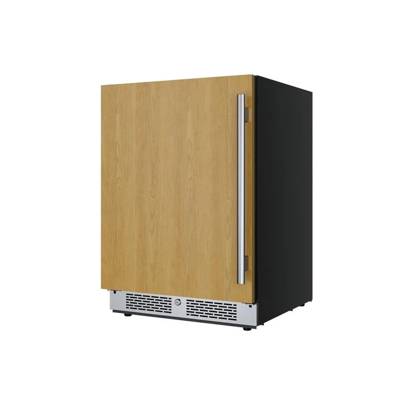 Avallon ABR242PRSLH 24 in. 149 Can Built-In Panel Ready Beverage Refrigerator with Solid Door