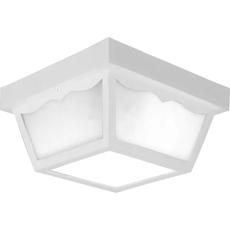 Progress Lighting P5745-30 2-60W MED CTC CAR PORT White