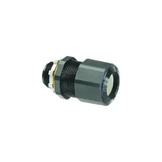 Arlington LPCG507BL Low Profile Oiltight Strain Relief Cord Connector 1/2 in Trade 0.385 to 0.6 in Cable Openings