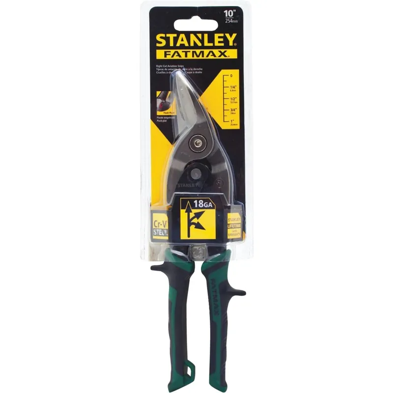 Stanley FMHT73557 FatMax Aviation Snip Right 10 In