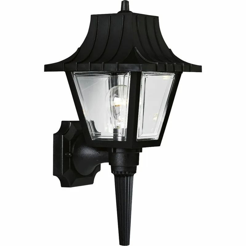 Progress Lighting P5815-31 Classic Style Wall Lantern with Ribbed Mansard Roof and Tail