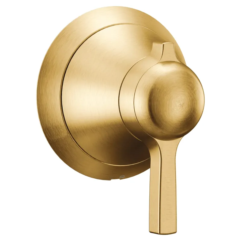 Moen TS4202BG Flara Single Handle Volume Control Valve Trim in Brushed Gold