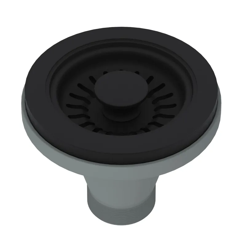 Rohl 738MB Italian Country Kitchen Basket Strainer in Matte Black