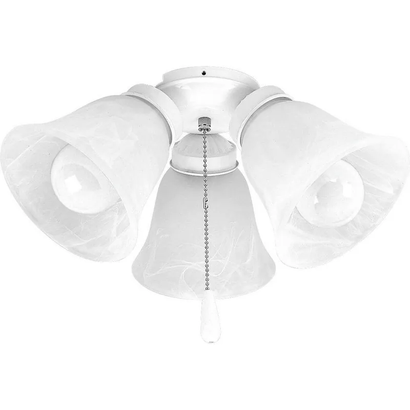 Progress Lighting P2600-30WB AirPro 10W Fan Light Kit in White