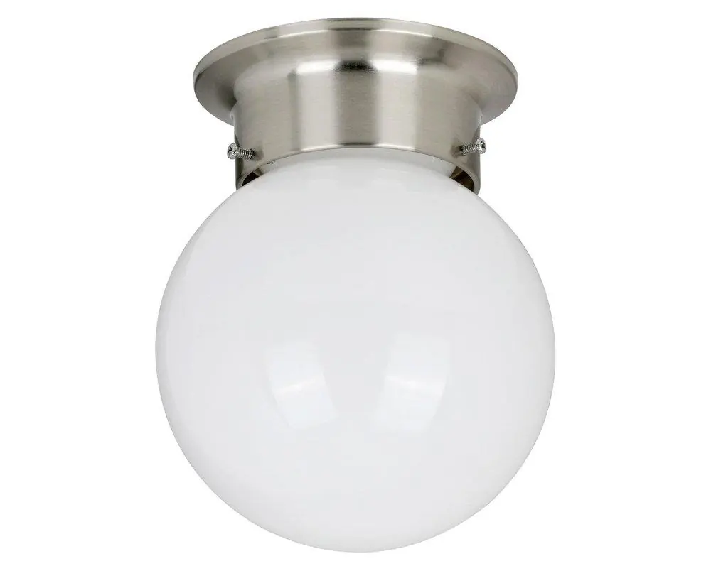 Miseno J0204-LED 6 in. LED Globe Fixture in Brushed Nickel