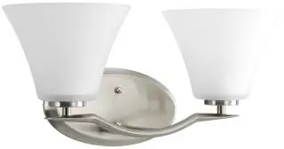 Progress Lighting P2005-09 Bravo 2 Light Vanity Fixture 100W