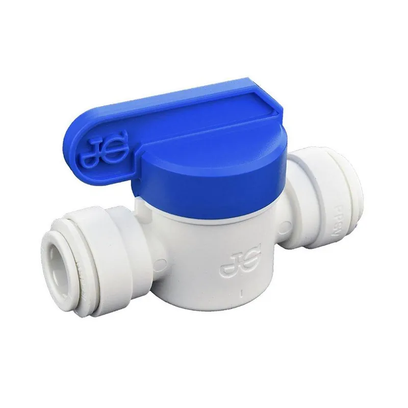 John Guest PPSV041212WP Speedfit 3/8 in. Plastic 150 psi OD Tube Shut Off Valve