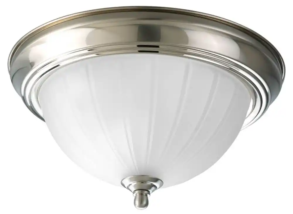 Progress Lighting P3816-09 Melon 1 Light 75W CTC Fixture with Etched Ribbed Glass