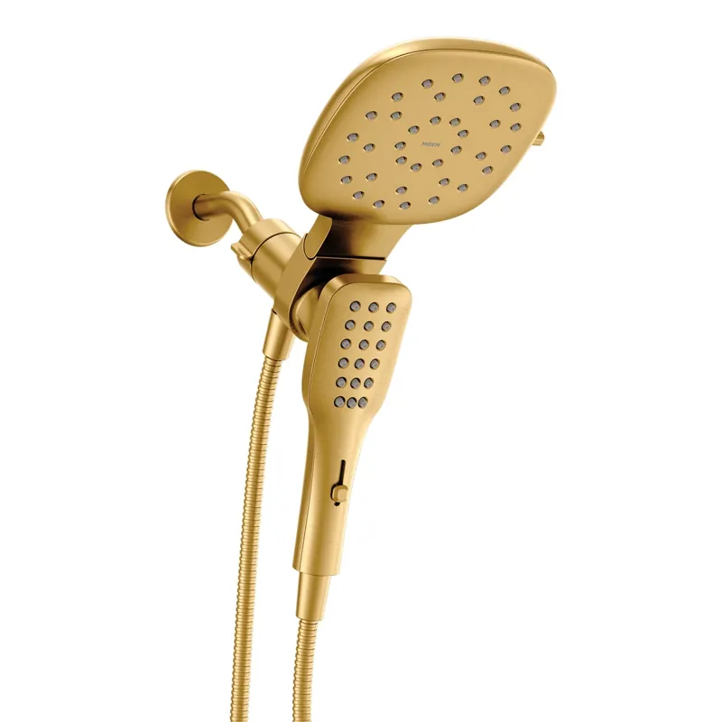 Moen 220C5EPBG Verso Brushed Gold Infinite 7 Diameter Spray Head Standard With Handshower