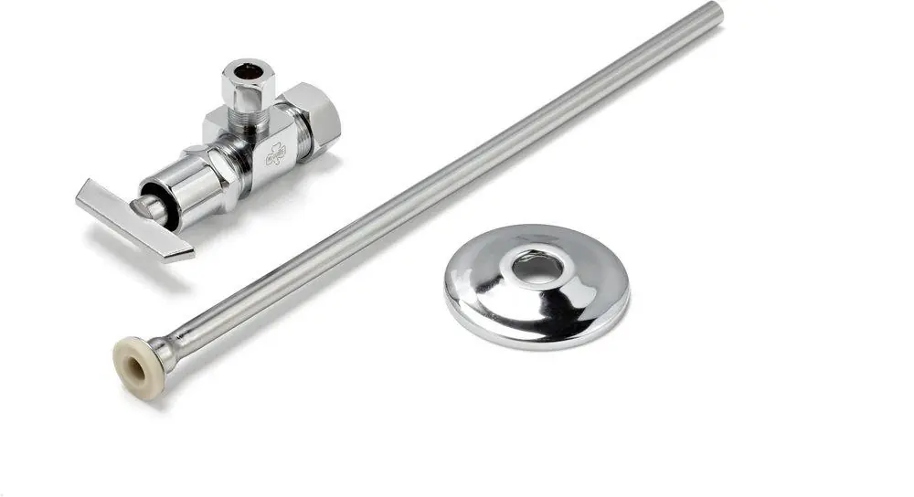 McGuire LF2166CCLK Toilet 1/2 in x 3/8 in x 2-1/4 in Supply Kit