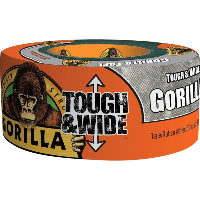 Gorilla Glue 105680 Tough & Wide Heavy-Duty Duct Tape Silver