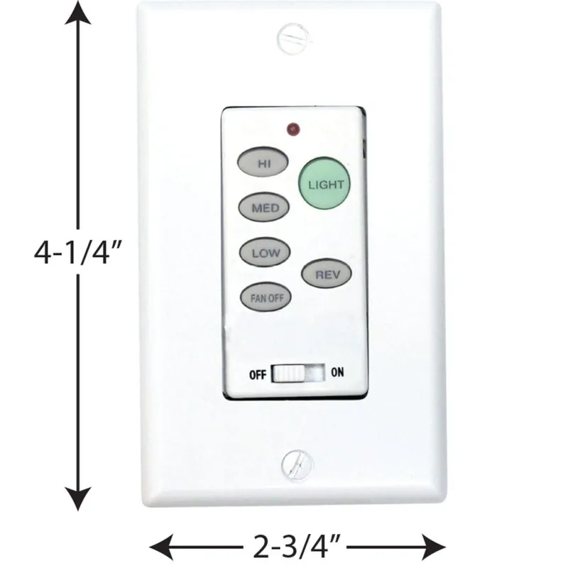 Progress Lighting P2631-30 AirPro Fan Control Fan Wall Control Transmitter