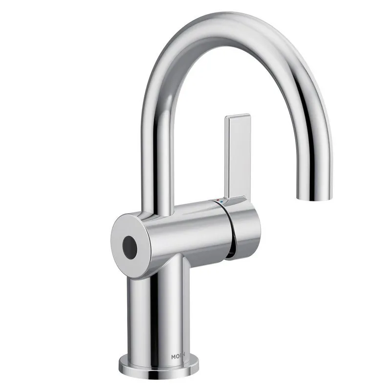 Moen 6221EW Cia™ Single Handle Monoblock Bathroom Sink Faucet in Chrome