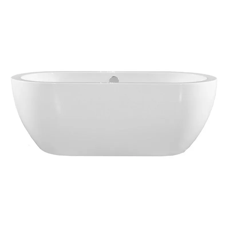 Miseno MNO6732SFSO 67 x 32 in. Oval Freestanding Soaker Bathtub with Center Drain