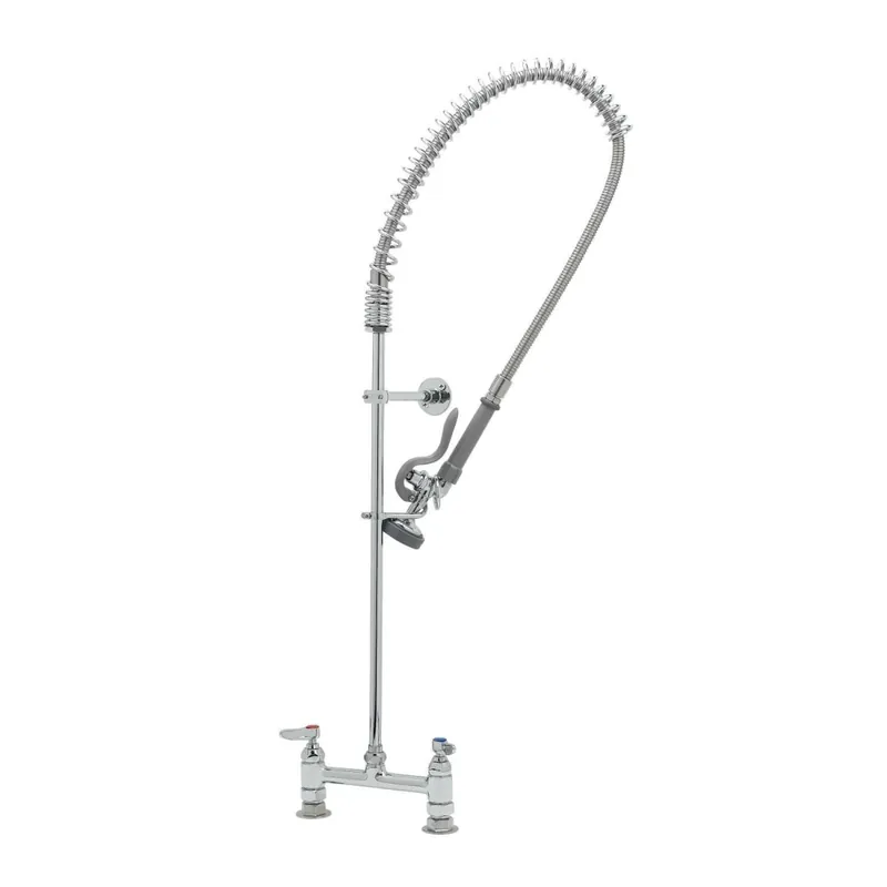 T&S Brass B-0123-B EasyInstall Pre-Rinse Spring Action Deck Mount Base 8 Centers