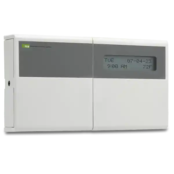 TCS Basys Controls SZ1041 SuperStat 365-Day Conventional Programmable Thermostat Control of Fan and 2 Heat and 2 Cool Stage Modulating Economizer Control Output