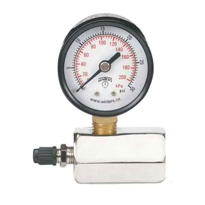 Cherne 019698 Test Gauge 0 to 60 psi 3/4 in Connection
