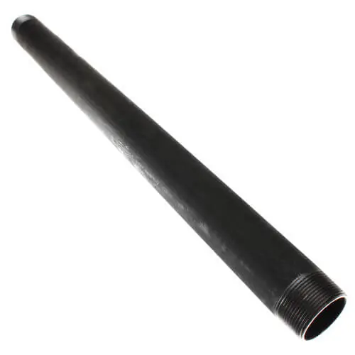 Anvil 0330238205 1-1/2 x 24 Black Nipple