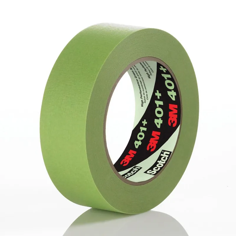 3M 7000124897 High Performance Green Masking Tape 401+ 1.41 in x 60.14 yd