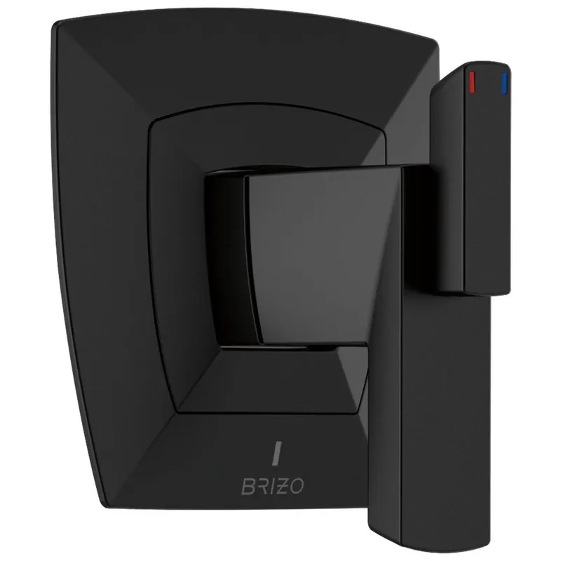 Brizo T60088-BL Vettis Single Handle Thermostatic Valve Trim in Matte Black