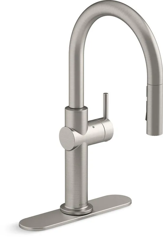 Kohler 22974-VS Crue Single Handle Pull Down Touchless Kitchen Faucet