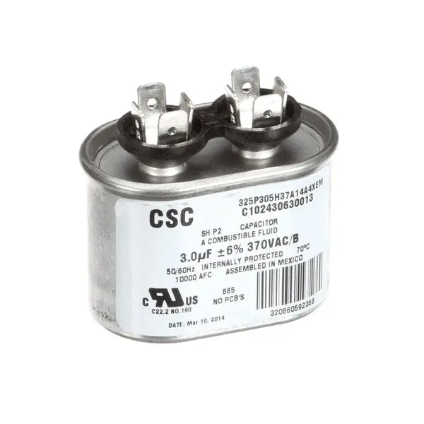 RUN CAPACITOR 3MFD 370V 60HZ for Manitowoc 8504583