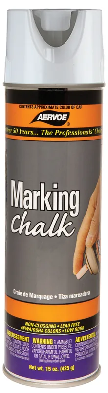 Dottie DOTT215 215 White Spray Chalk 20 Oz Invert