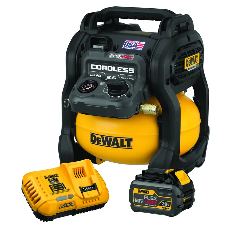 DeWalt DCC2560T1 Cordless Air Compressor Kit 60V MAX 2.5 gal