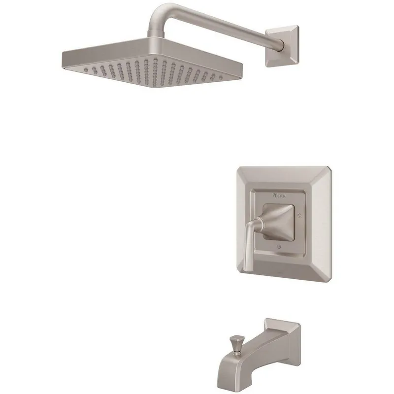 Pfister LG89-8FEK Park Avenue One Handle Single Function Bathtub & Shower Faucet in Brushed Nickel Trim Only