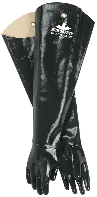 MCR Safety 6950 Black Jack Gloves Large Neoprene 31 Inch L