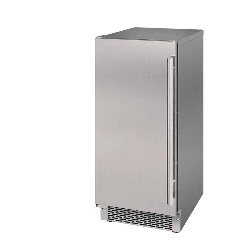 Avallon AIMG151PSSOLH 15 Built-In Outdoor Gourmet Ice Maker with Drain Pump and Left Hinge