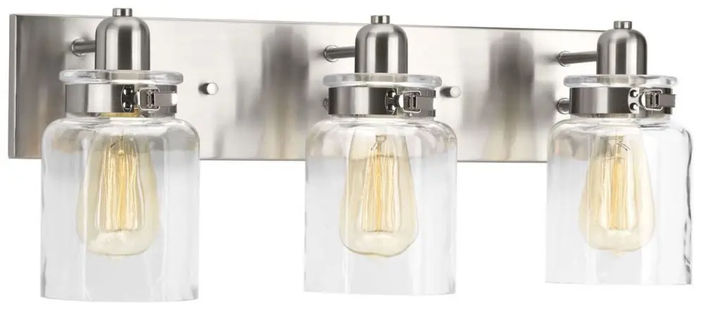 Progress Lighting P300047-009 Calhoun 100W 3-Light Incandescent Vanity Fixture
