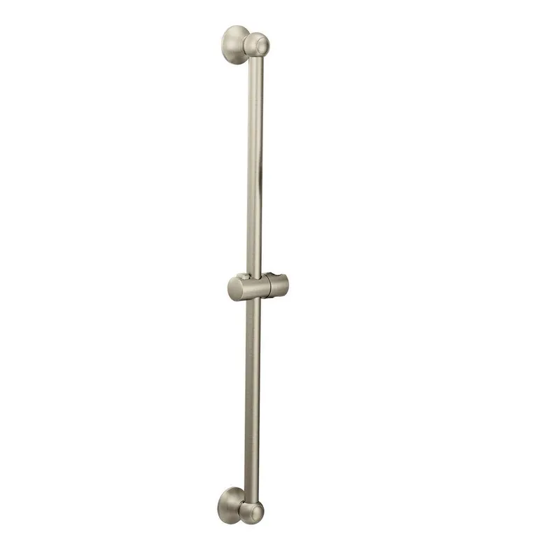 Moen 154296BN Weymouth 30 in. Shower Rail in Brushed Nickel