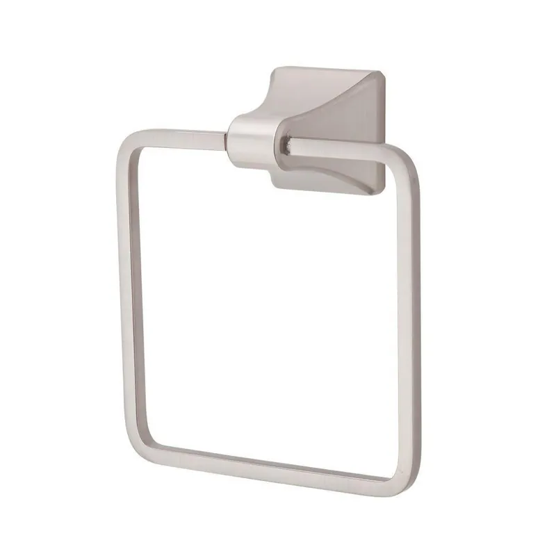 Pfister BRB-FE1K Park Avenue Rectangular Closed Towel Ring in Brushed Nickel