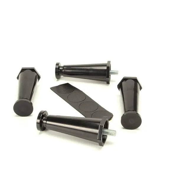 KIT LEG-4.0 ADJ BLACK PLASTIC FLG 13255.0003 for Bunn